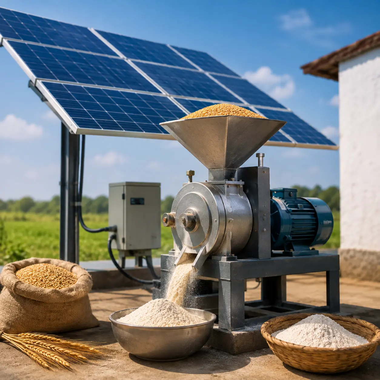 Solar Atta Chakki