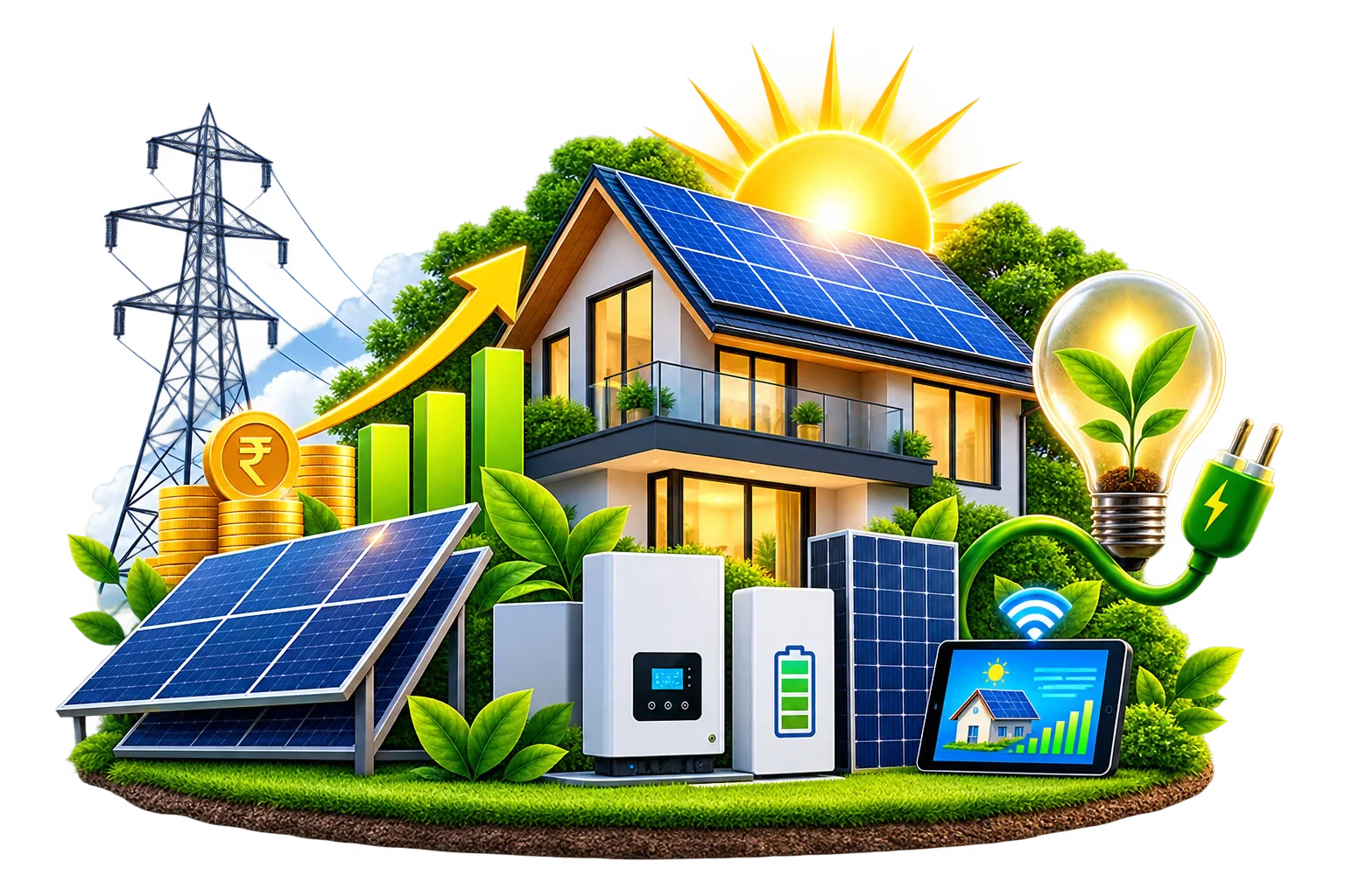 Rising electricity costs without solar